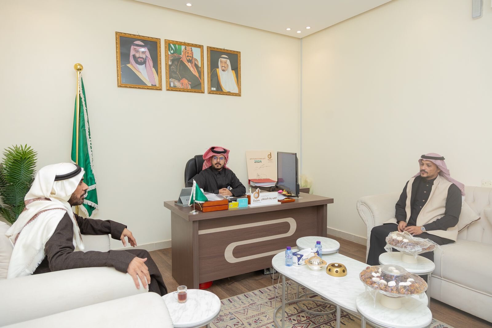 بزياره من #جازان_الفل _والكادي بحضور رئيس مجلس الادارة جمعية نبتون للتأهيل الطبي سعادة الاستاذ /غازي حكمي